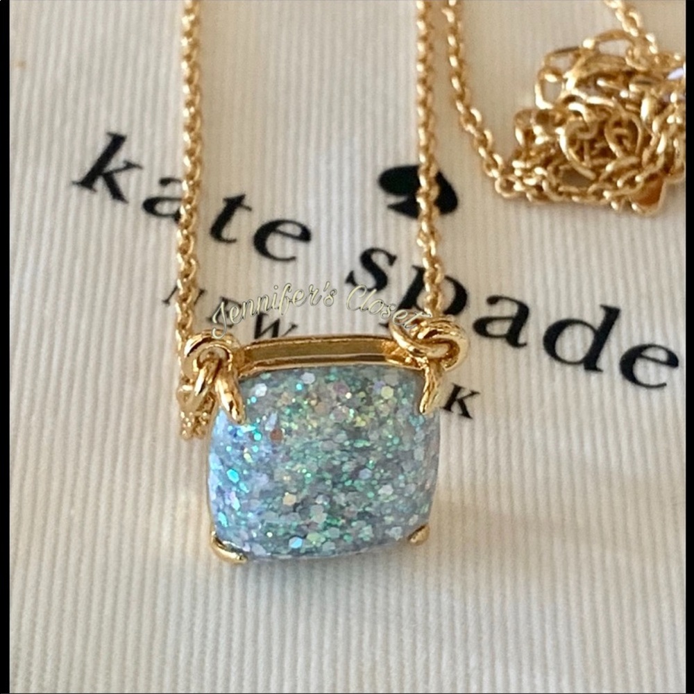 Kate Spade! Glitter Pendant Necklace